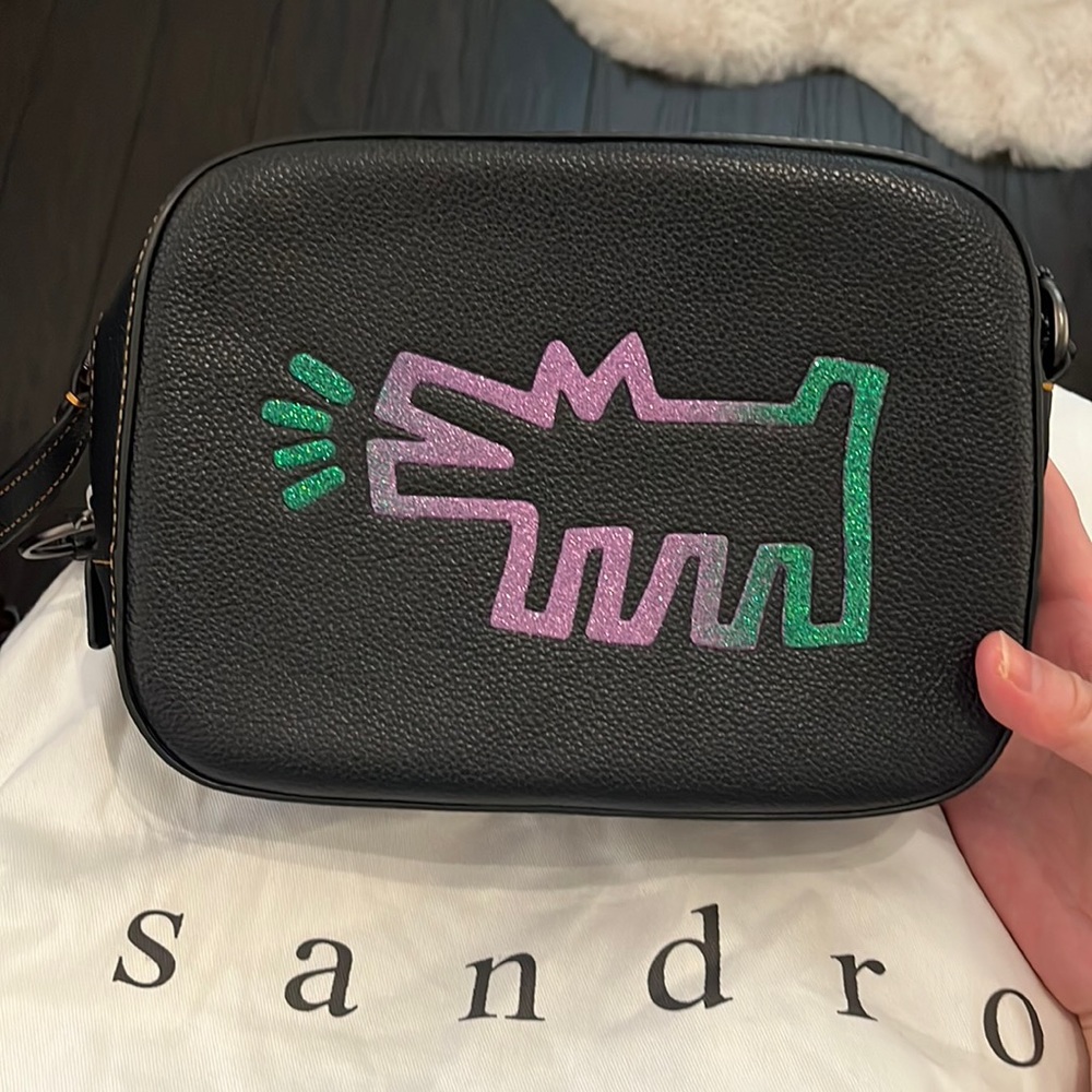Coach bag with cute doggie logo